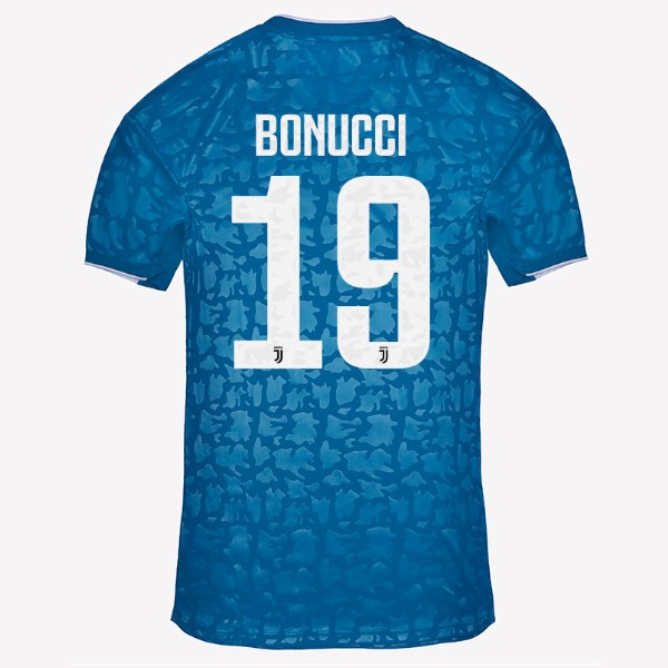 Camiseta Juventus NO.19 Bonucci Replica Tercera Ropa 2019/20 Azul